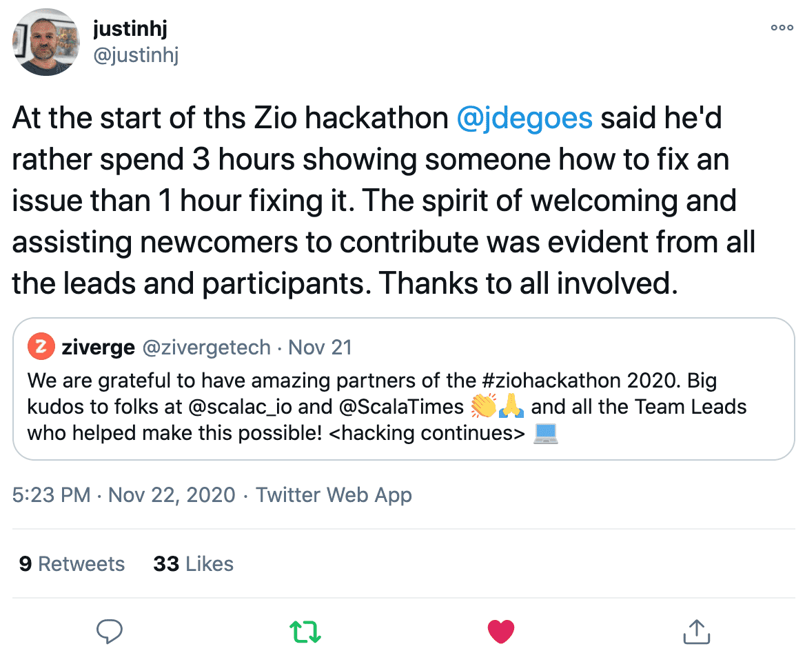 Justin tweet